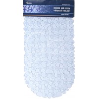 Коврик для ванной комнаты "Морская галька" 36х69см прозрачный Коврик для ванной комнаты "Морская галька" 36х69см прозрачный