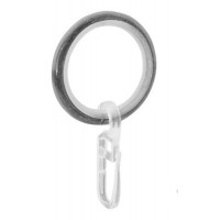 Кольцо с пластик. вставкой d25мм серебро матовое 10шт Кольцо с пластик. вставкой d25мм серебро матовое 10шт