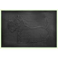 Коврик придверный Снежинки 0,45х0,75м 8мм