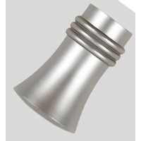 Наконечник Цилиндр d19/16мм серебро мат. в упак.(1шт) Наконечник Цилиндр d19/16мм серебро мат. в упак.(1шт)