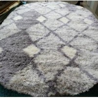 Ковер CARMELLA (АF49C) white/l.grey 1.5*2.3 (3,45 m2) ОВАЛ Ковер CARMELLA (АF49C) white/l.grey 1.5*2.3 (3,45 m2) ОВАЛ