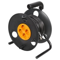 Удлинитель силовой на металл.катушке 30м - Bohrer - 4000 Вт (3х2,5мм, с заземлением) Удлинитель силовой на металл.катушке 30м - Bohrer - 4000 Вт (3х2,5мм, с заземлением)