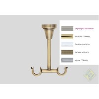 Кронштейн потолочный 16/16 золото-глянец в упак. (1шт) Кронштейн потолочный 16/16 золото-глянец в упак. (1шт)