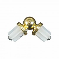 Соединительный элемент эркерный d16мм золото-глянец в упак (1шт)