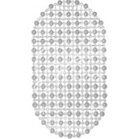 Коврик "Комфорт" 36*65см прозрачный Коврик "Комфорт" 36*65см прозрачный