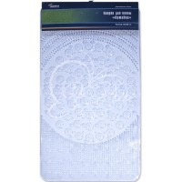 Коврик для ванной комнаты "Лужайка" 38х68см прозрачный Коврик для ванной комнаты "Лужайка" 38х68см прозрачный