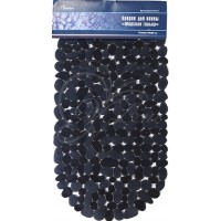 Коврик для ванной комнаты "Морская галька" 36х69см черный Коврик для ванной комнаты "Морская галька" 36х69см черный