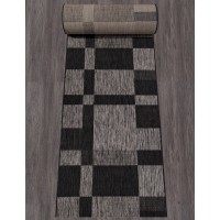 Дорожка 1.0м ViVA S005 d.gray/black (30 кв.м) Дорожка 1.0м ViVA S005 d.gray/black (30 кв.м)