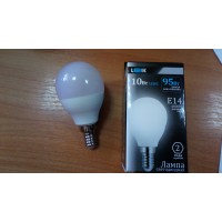 Лампа светодиодная шар10 Вт 4К цоколь Е14 Лампа светодиодная шар10 Вт 4К цоколь Е14