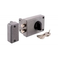 Замок накладной FZB 14-13 Урал.603-2(ЗН1-3 пластик)корпус сер,2ригеля, ключ/пов Замок накладной FZB 14-13 Урал.603-2(ЗН1-3 пластик)корпус сер,2ригеля, ключ/пов