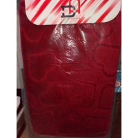 Коврик в ванную 50*80 1 пр. MONO бордо. 3007/512 Коврик в ванную 50*80 1 пр. MONO бордо. 3007/512