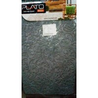 50*80 2 пр.LUXURY т.сер luks antrst.Коврик в ванную 2014