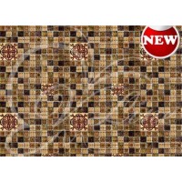 Коврик мерный ПВХ фотопечать 0,80х15 м FV26BG Мозайка Коричневая Коврик мерный ПВХ фотопечать 0,80х15 м FV26BG Мозайка Коричневая