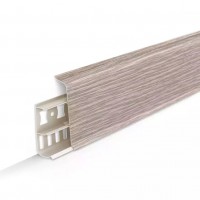 229 Плинтус напольный 70мм 2,2м "Деконика", Дуб латте 229 Плинтус напольный 70мм 2,2м "Деконика", Дуб латте