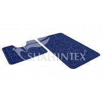 Набор ковриков д/в SHAHINTEX РР 60*100+60*50 темно-синий 14 Набор ковриков д/в SHAHINTEX РР 60*100+60*50 темно-синий 14