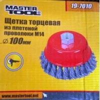 Щетка торцевая с плетеной проволокой 85 мм Щетка торцевая с плетеной проволокой 85 мм