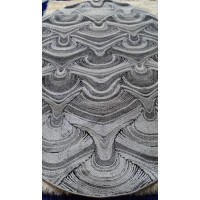 Ковер LINEAR 105JA poly.black/d.grey 1*2 (2 м2) ОВАЛ Ковер LINEAR 105JA poly.black/d.grey 1*2 (2 м2) ОВАЛ