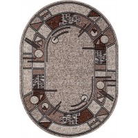 Ковер GAVANA albina3 beige 0,6*1,1 (0.66 кв.м) овал Ковер GAVANA albina3 beige 0,6*1,1 (0.66 кв.м) овал