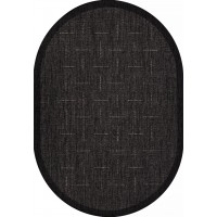 Ковер VEGAS S008 black 2,0*2,9 (5,8 м2) овал
