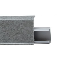 570 Плинтус напольный 55мм 2,2м "Quadro", Дарк (1уп=40шт) 570 Плинтус напольный 55мм 2,2м "Quadro", Дарк (1уп=40шт)