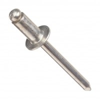 Заклепка алюминиевая 4,8*12 цинк (23шт) - Bohrer
