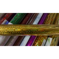 Пленка самоклеящаяся LB-042B (галография) 45см*8м желтая Пленка самоклеящаяся LB-042B (галография) 45см*8м желтая