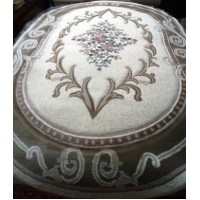 Ковер 2113-35 беж. LEGRAND 1,5*2,3 (3,45 кв.м) ОВАЛ