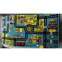 Ковер Crystal C024 blue 0.8*1.5 (1.2 кв.м) АКЦИЯ