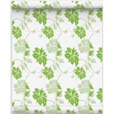 Мини Ролета Цветы 66*175 зеленый ГП