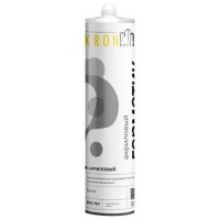Герметик силиконовый KRONbuild 280 мл, универс.белый - Bohrer Герметик силиконовый KRONbuild 280 мл, универс.белый - Bohrer