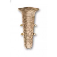 221 Угол внутренний для плинтуса 70мм 2,2м "Деконика", Дуб янтарный 221 Угол внутренний для плинтуса 70мм 2,2м "Деконика", Дуб янтарный