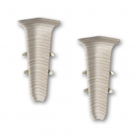 361 Угол внутренний для плинтуса 70мм "Деконика", Акация 361 Угол внутренний для плинтуса 70мм "Деконика", Акация