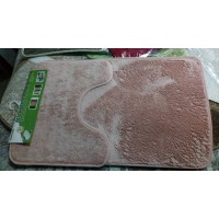 Набор в ванну Микрофибра 50*80+45*51 пудра АКЦИЯ Набор в ванну Микрофибра 50*80+45*51 пудра АКЦИЯ