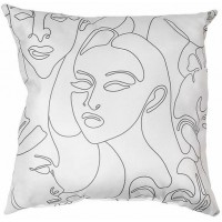 Подушка декор. Фигура 40*40 белый Подушка декор. Фигура 40*40 белый