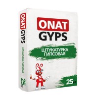 Штукатурка гипсовая ONAT 25кг Штукатурка гипсовая ONAT 25кг