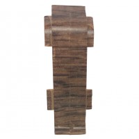 581 Заглушка левая для плинтуса 55мм "Quadro" Бук темный (1уп=25шт) 581 Заглушка левая для плинтуса 55мм "Quadro" Бук темный (1уп=25шт)