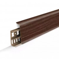 291 Плинтус напольный 70мм 2,2м "Деконика", Орех 291 Плинтус напольный 70мм 2,2м "Деконика", Орех