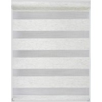 Рулонная штора День-Ночь 80*160 меланж белый Рулонная штора День-Ночь 80*160 меланж белый