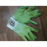 П059 Перчатки нейлон полосатый + силикон 12/600 П059 Перчатки нейлон полосатый + силикон 12/600