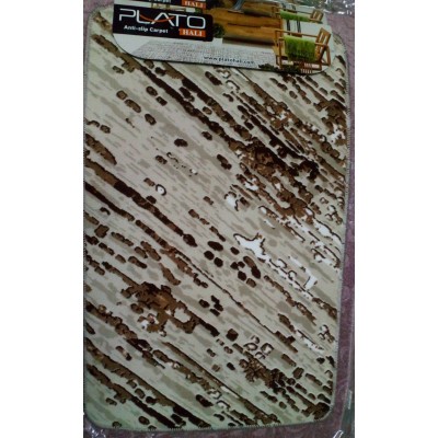 50*80 1 пр.SOFT defne brown (кор.потертости) Коврик в ванную 3008