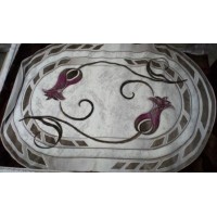 Ковер 2176-33 беж. LEGRAND 1,5*2,3 (3,45 кв.м) ОВАЛ Ковер 2176-33 беж. LEGRAND 1,5*2,3 (3,45 кв.м) ОВАЛ