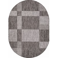 Ковер VEGAS S005 d.gray 1,6*2,3 (3,68 м2) овал Ковер VEGAS S005 d.gray 1,6*2,3 (3,68 м2) овал