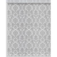 Мини Ролета Дамаск 57*175 серебро ГП Мини Ролета Дамаск 57*175 серебро ГП